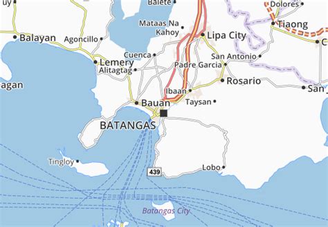 MICHELIN Batangas City map .
